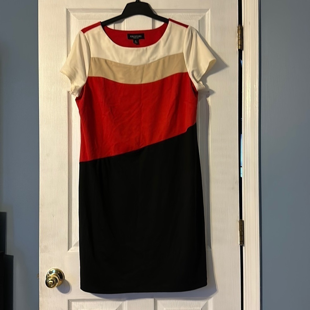 PERCEPTIONS womens dress; size xl